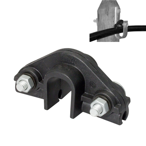 plastic nylon aerial relief suspension clamp 6-9mm for figure 8 cable